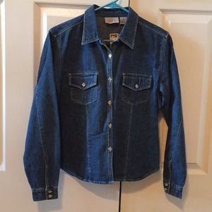 Vintage Paul Harris Denim Long Sleeve Button Up